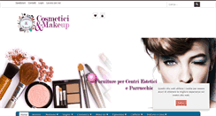 Desktop Screenshot of cosmetici-makeup.com